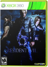 Resident Evil 6 Xbox 360 box art